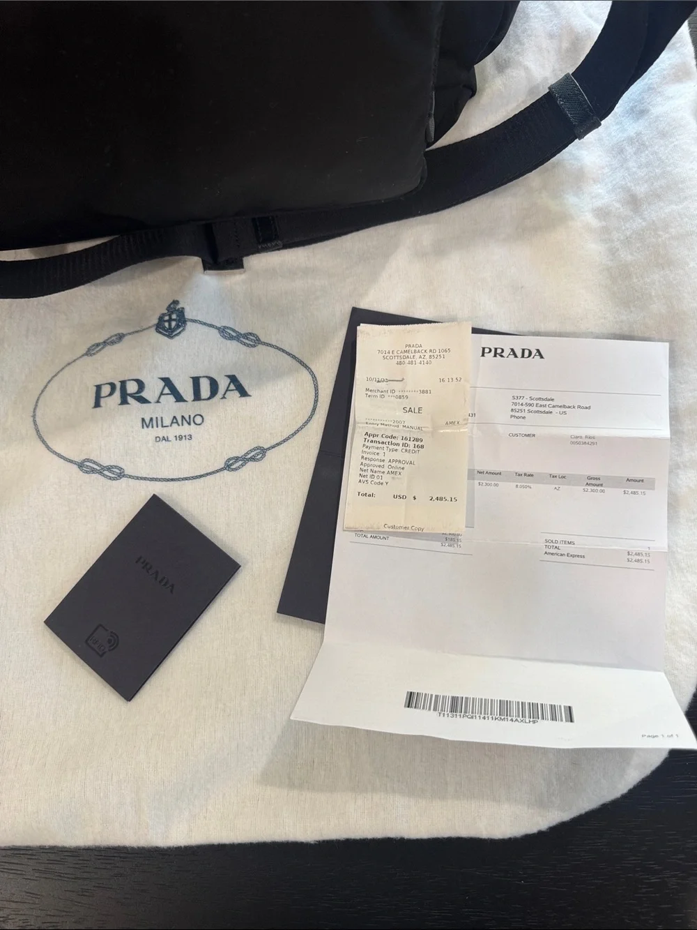 Prada nylon diaper